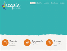 Tablet Screenshot of ecopiadayschool.com